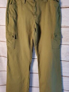 St. John's Bay Vintage Olive Green Women's Cargo Trousers